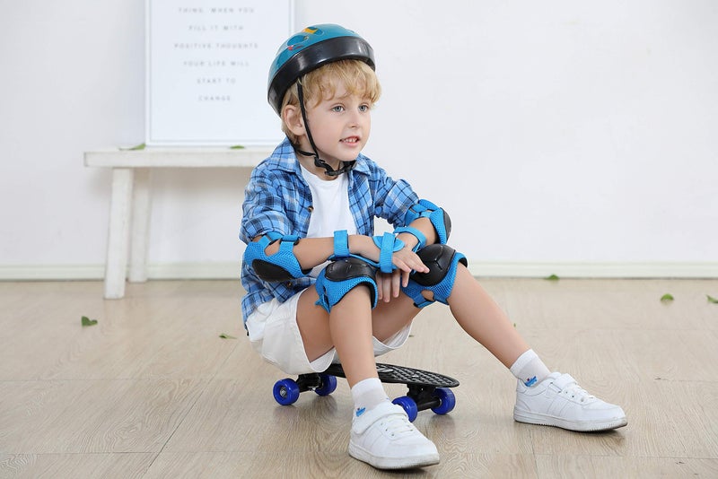 SK8MEMO 17X5inch Kids Skateboard, Mini Skateboard for Beginners (Blue)â€¦â€¦ - Image 5